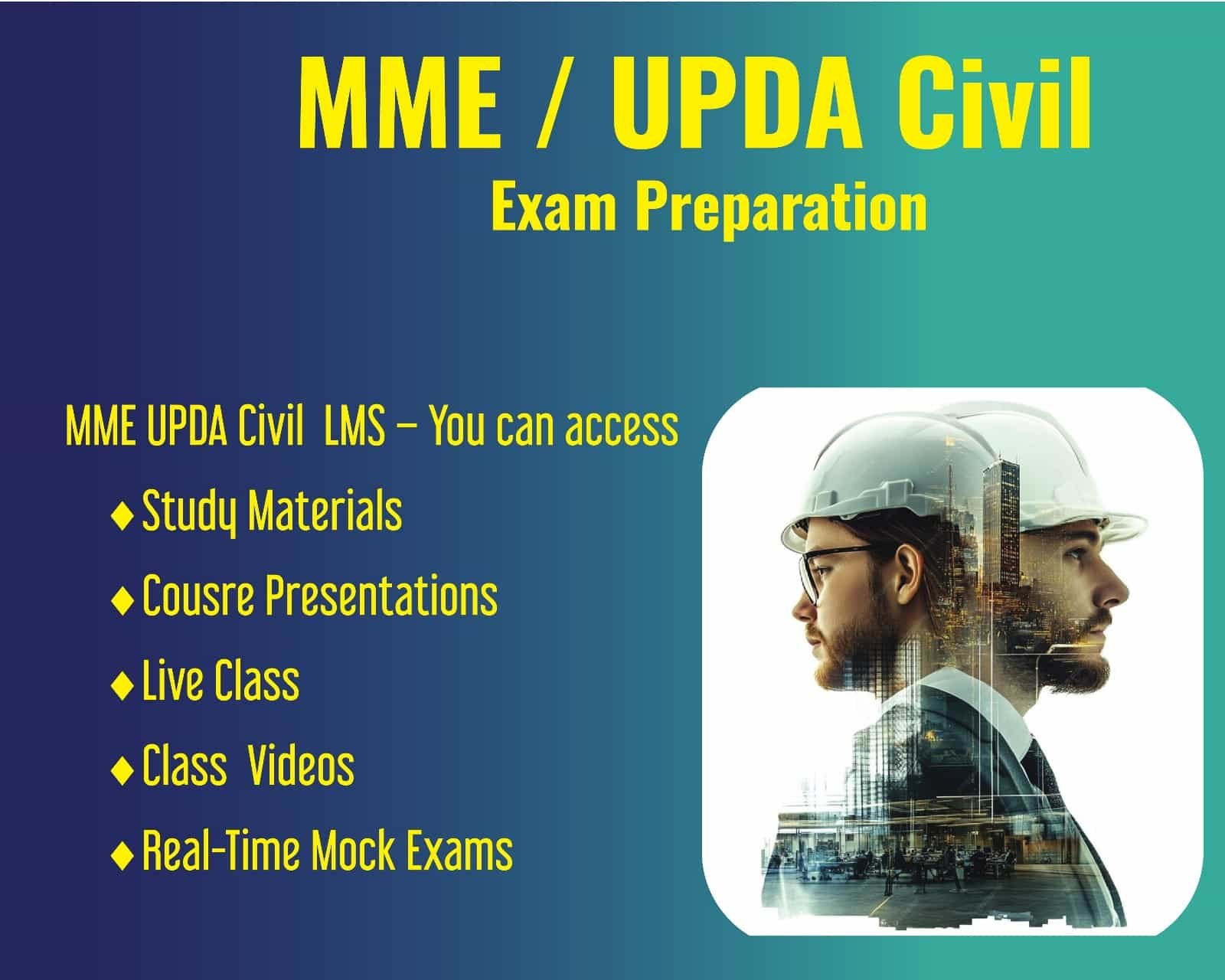 UPDA Civil Exam Study Material