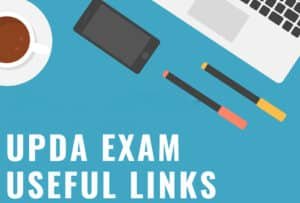 upda exam useful links